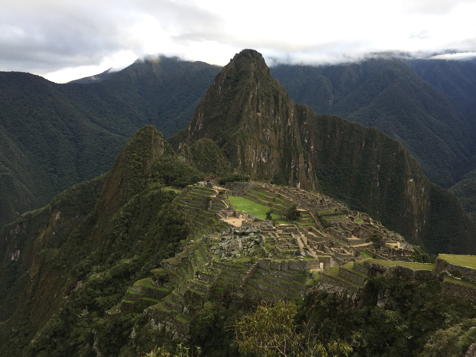 a view of machu picchu in cusco, Peru. 